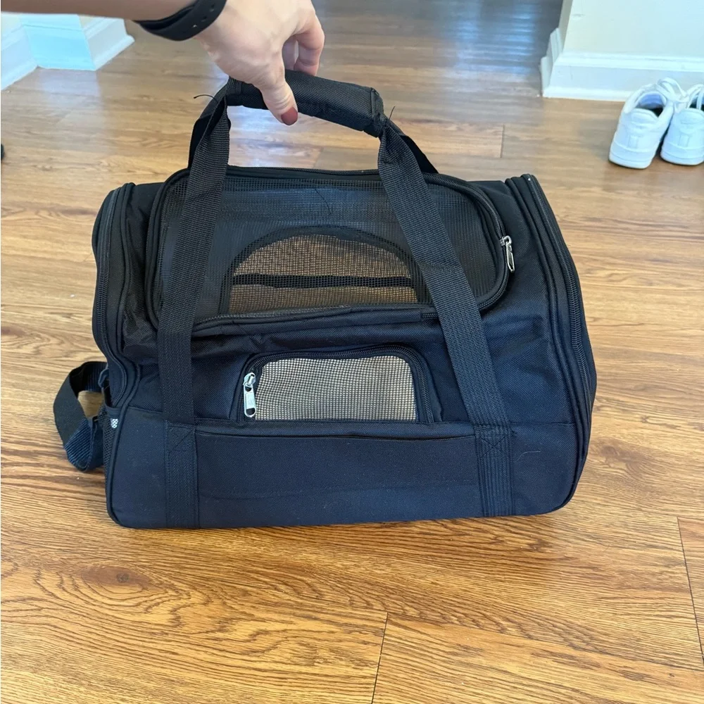 Black Pet Carrier Bag